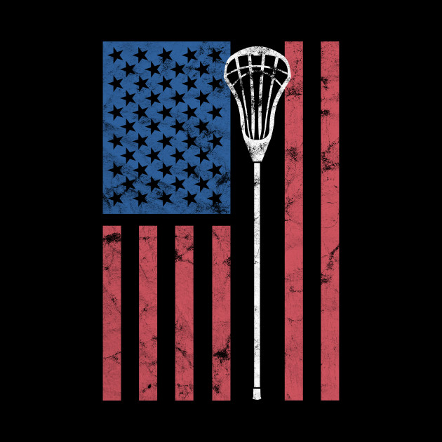 USA - Lacrosse - America - Patriotic Lacrosse Shirt - Lacrosse - Phone Case