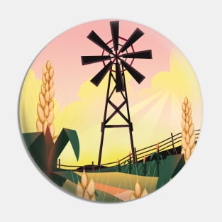 Rural Farmyard Pin