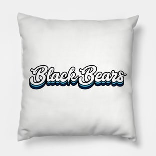 Black Bears - University of Maine Pillow