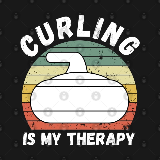 Curling Is My Therapy by footballomatic