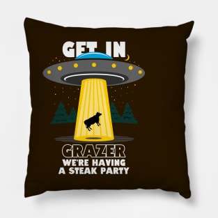 Cute Funny Retro 80's Movies Alien Meme Gift For Scifi Fans Pillow