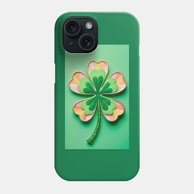 Shamrock Phone Case by Love of animals