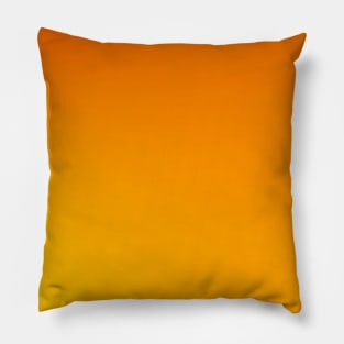 orange yellow gradient Pillow