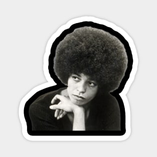 Angela Davis, Black Woman, Black History, Black Lives Matter Magnet