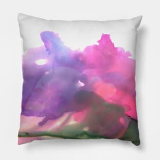 ink landscape Pillow