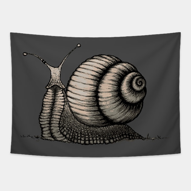 Snail Tapestry by mangulica