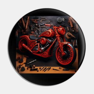 born to ride Pin