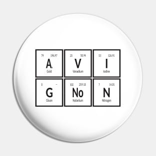 Avignon City | Periodic Table Pin
