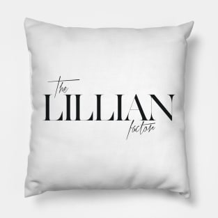 The Lillian Factor Pillow
