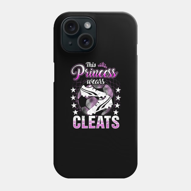 This princess wears cleats Phone Case by captainmood