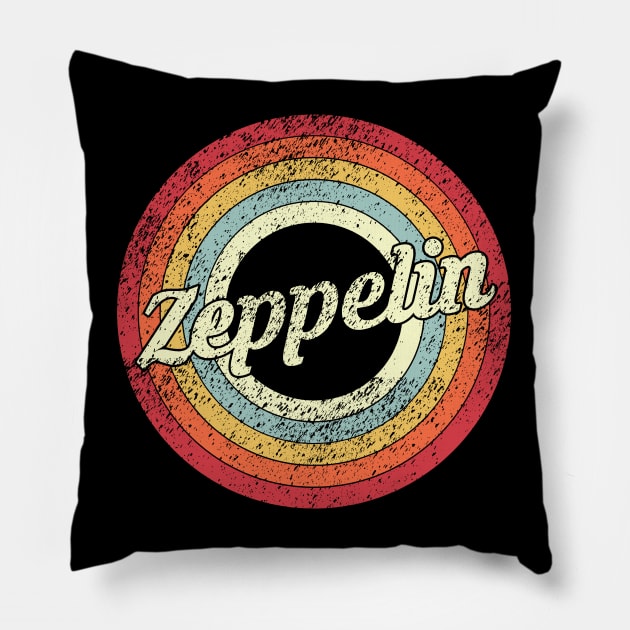 Zeppelin Vintage Pillow by Saamdibilquraniart