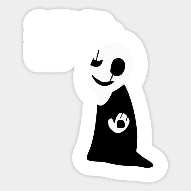 W D Gaster Wingdings Sticker Teepublic