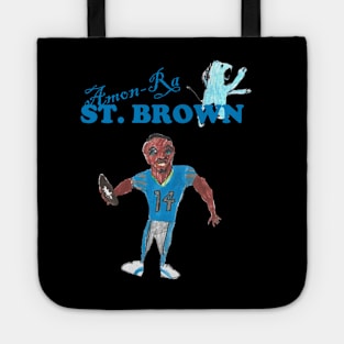 Amon-Ra St. Brown Lions Drawing Tote