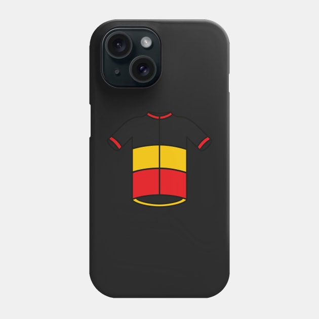 Belgium Cycling Jersey Pattern Phone Case by Radradrad