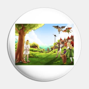 William Tell and the Apple Pin