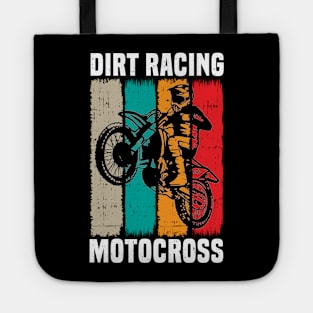 Funny Dirt Bike Motocross Rider Supercross Ride Racing Track T-Shirt Tote