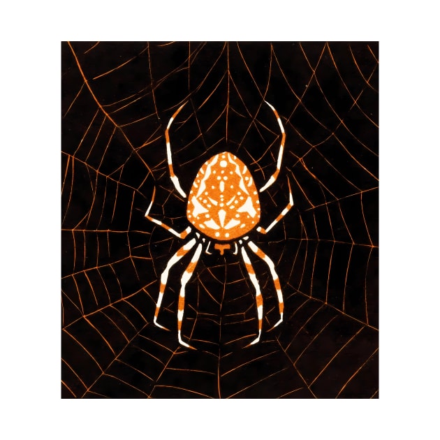 Spider in a web (1918) by Julie de Graag (1877-1924) by dailycreativo