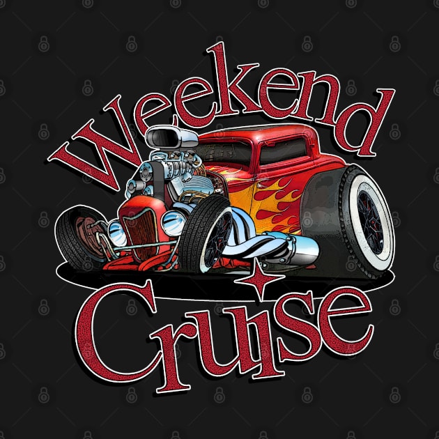 Weekend Cruise - Hot Rod Car by Wilcox PhotoArt