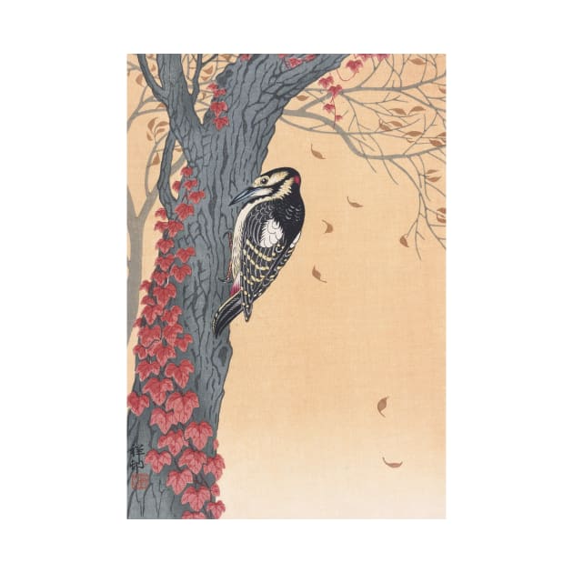 Woodpecker by Ohara Koson by topower