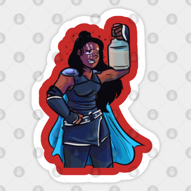 Valkyrie Thor Ragnarok Marvel Sticker Teepublic