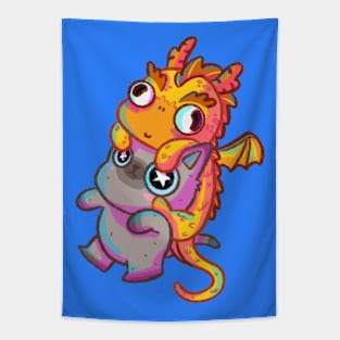 Dragon and Cat Tapestry