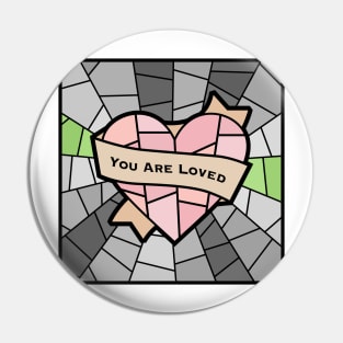 You Are Loved Pride (Agender) Pin