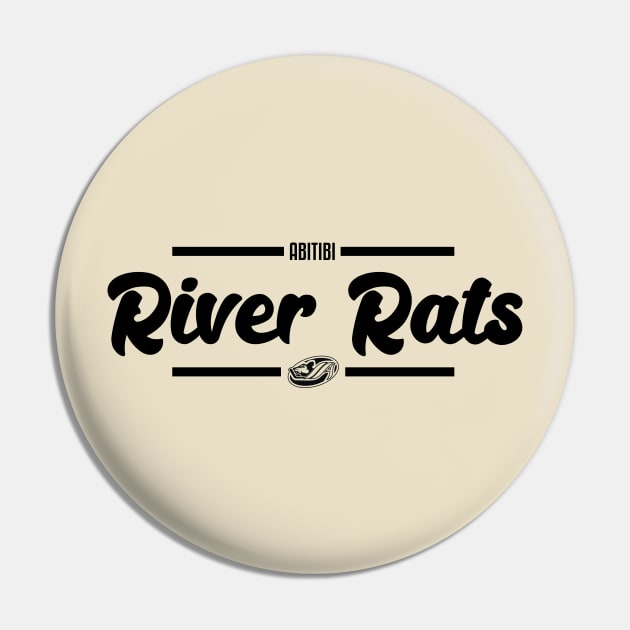 Wordmark River Rats Pin by SDCHT