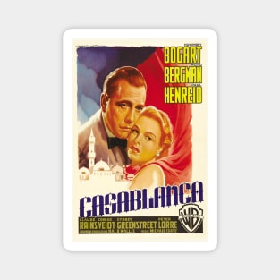 Casablanca Movie Poster Magnet