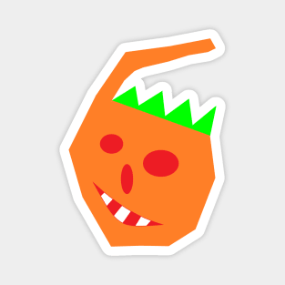 Pumpkin Face Magnet