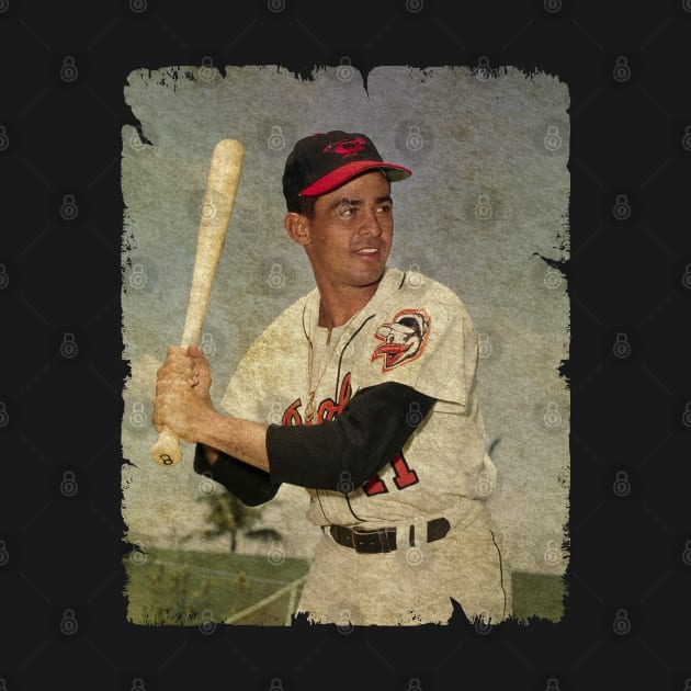 Luis Aparicio in Baltimore Orioles by PESTA PORA