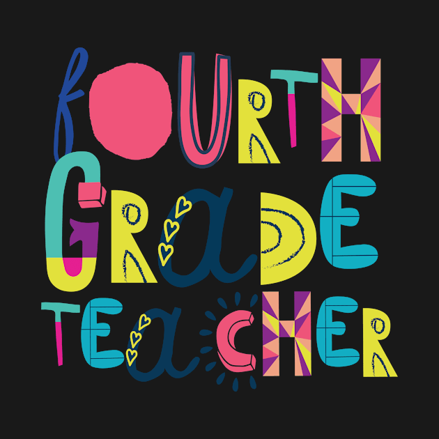 Cute 4th Grade Teacher Gift Idea Back to School by BetterManufaktur