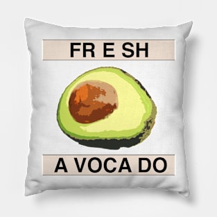 Fresh Avacado. Funny vine design Pillow