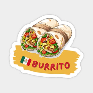 Burrito| Traditional Mexican cuisine Magnet