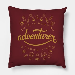 This is What an Adventurer Looks Like Pillow