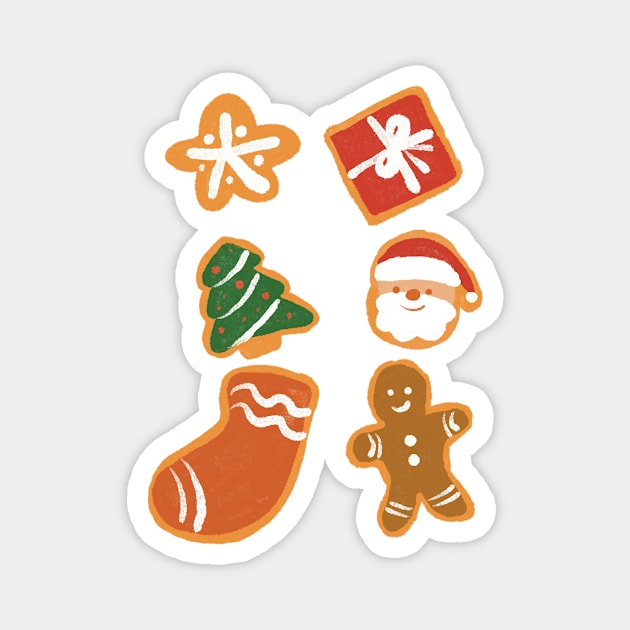 Christmas cookies Magnet by zoeexhibition