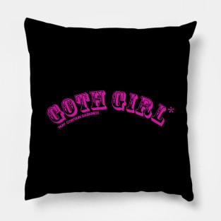 Goth Girl Pillow