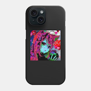 cat girl glitch ☆ Phone Case