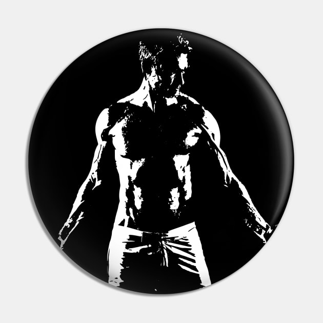 The Bodybuilder Pin by Dojo Artist