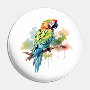 Military Macaw Pin