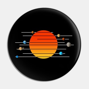 minimalist solar system Pin