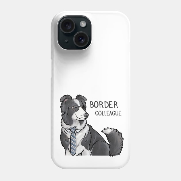 Border Colleague (Collie) Phone Case by animalartbyjess