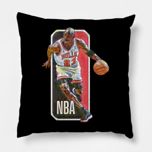 Bulls 23 Michael Jordan Mosaic Pillow