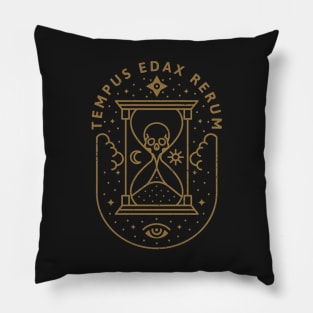 Tempus Edax Rerum Pillow