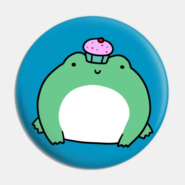 Cupcake Frog Pin by saradaboru