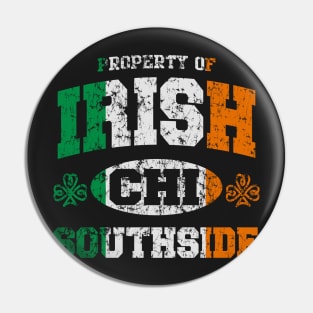 Irish Flag Chicago Southside Pin