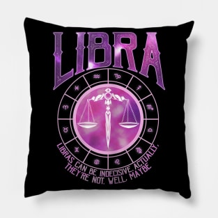 Libra Zodiac Sign Funny Astrology Horoscope Birthday Pillow