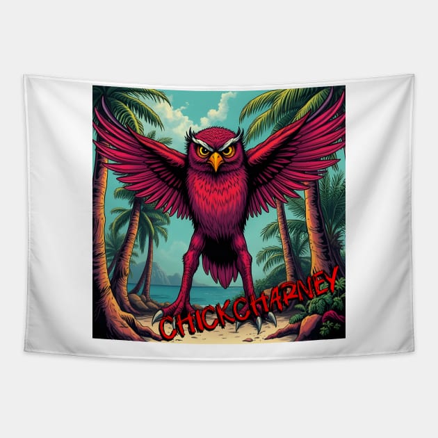 CHICKCHARNEY – FULL COLOUR – FETERS AND LIMERS – CARIBBEAN FOLKLORE EVENT DJ GEAR Tapestry by FETERS AND LIMERS