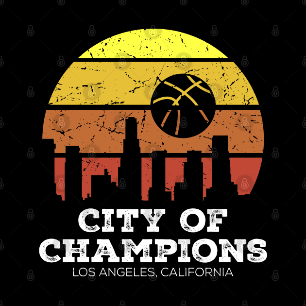 Los Angeles California City of Champions - Basketball by Design_Lawrence