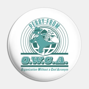 Perry from OWCA (Two-Tone Teal) Pin