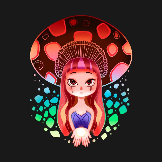 Mushroom Genie - Hameoart by Hameo Art